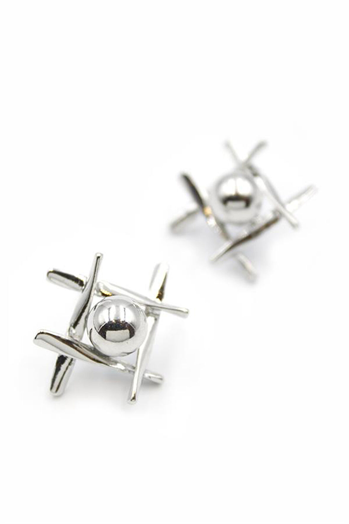 Top Küpe - Gümüş