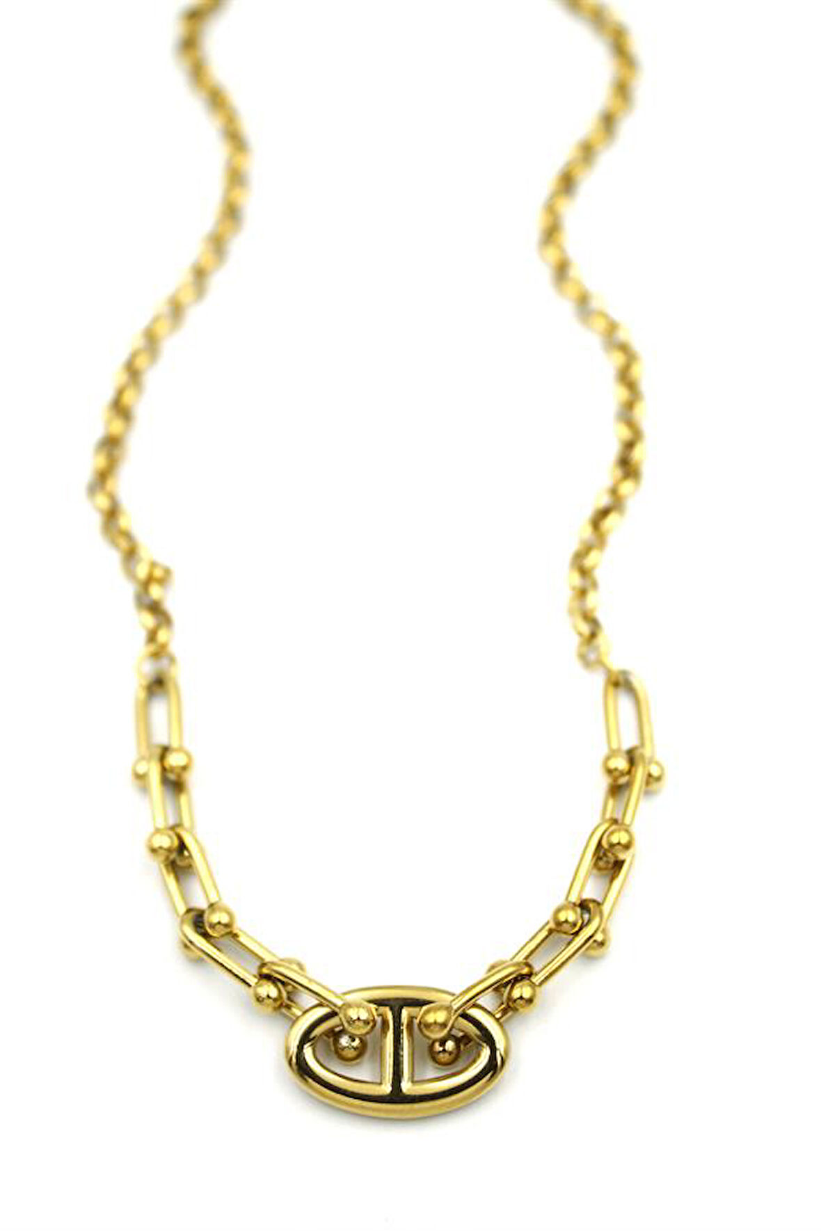 Tf Zincir Kolye - Altın