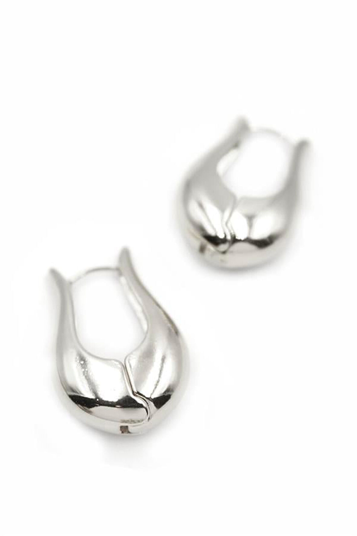 Lale Küpe - Gümüş