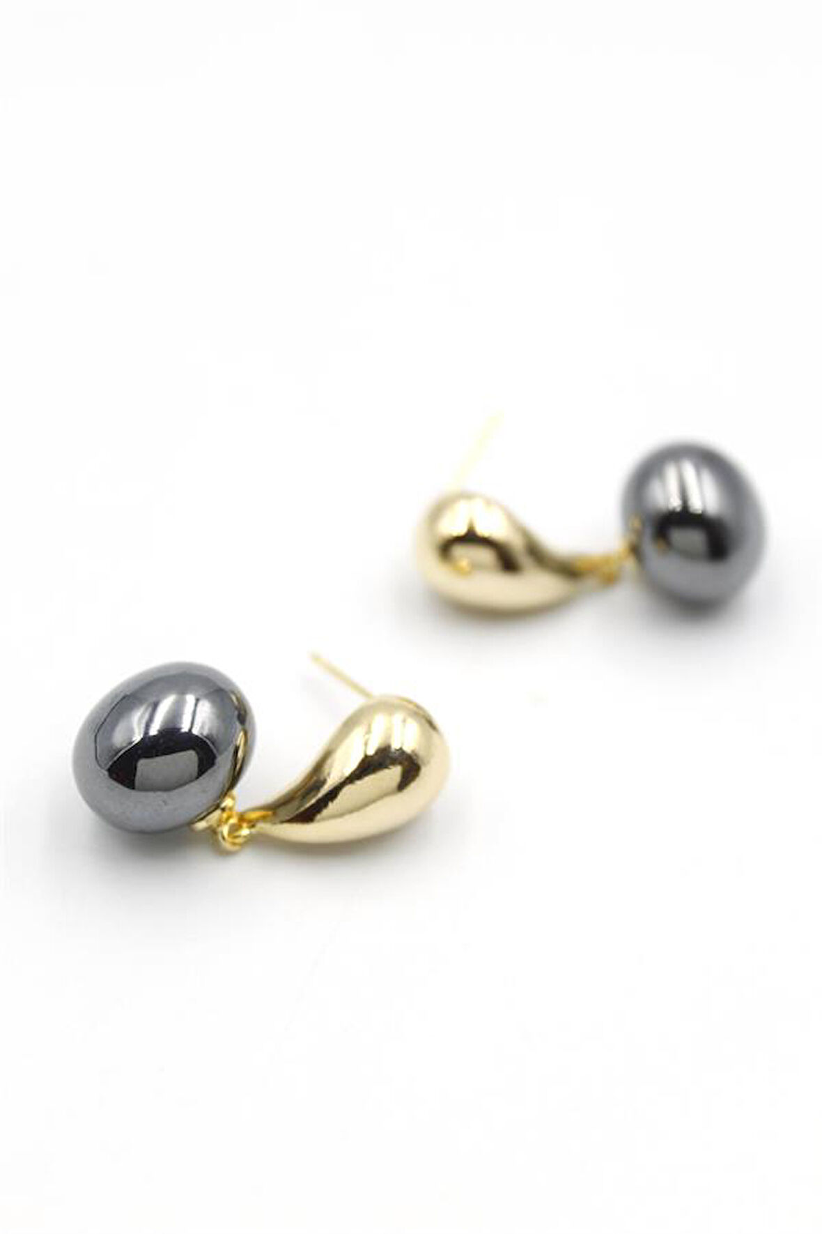 İncili Küpe - Altın