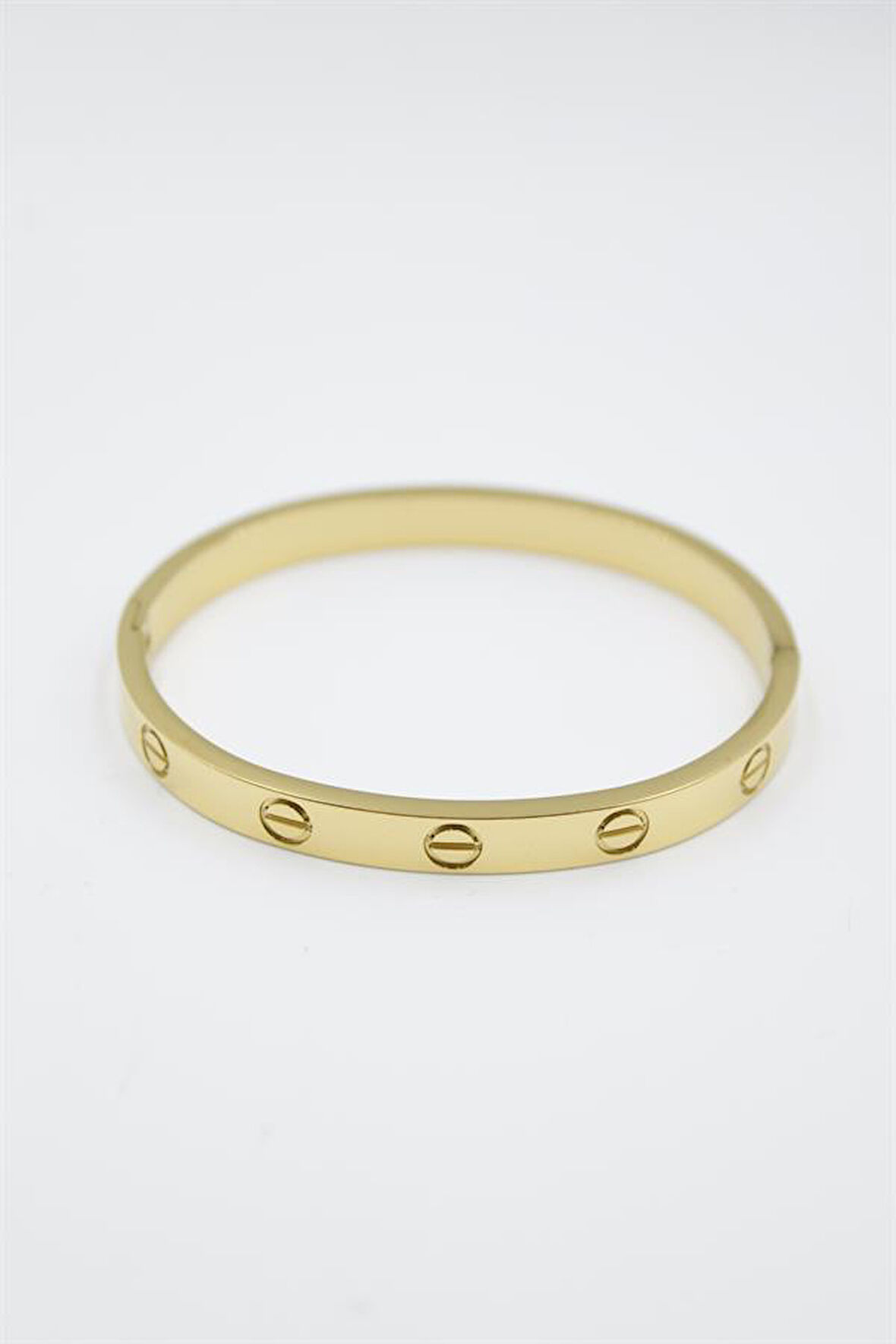 CRT Model Taşsız Bilezik - Altın