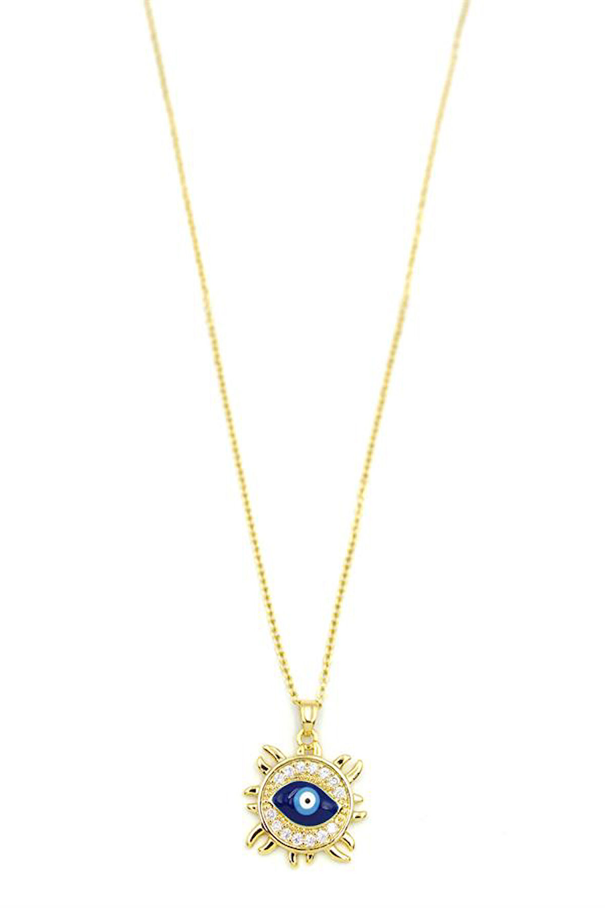 Güneş Kolye - Altın