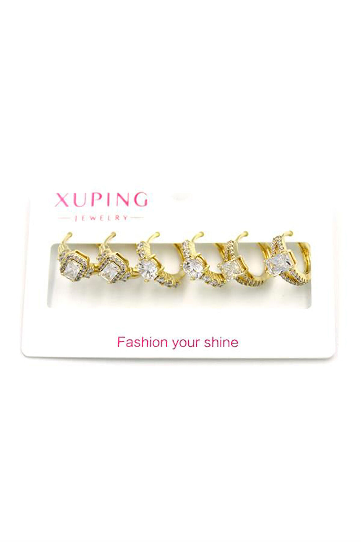 6'lı Xuping Küpe - Altın