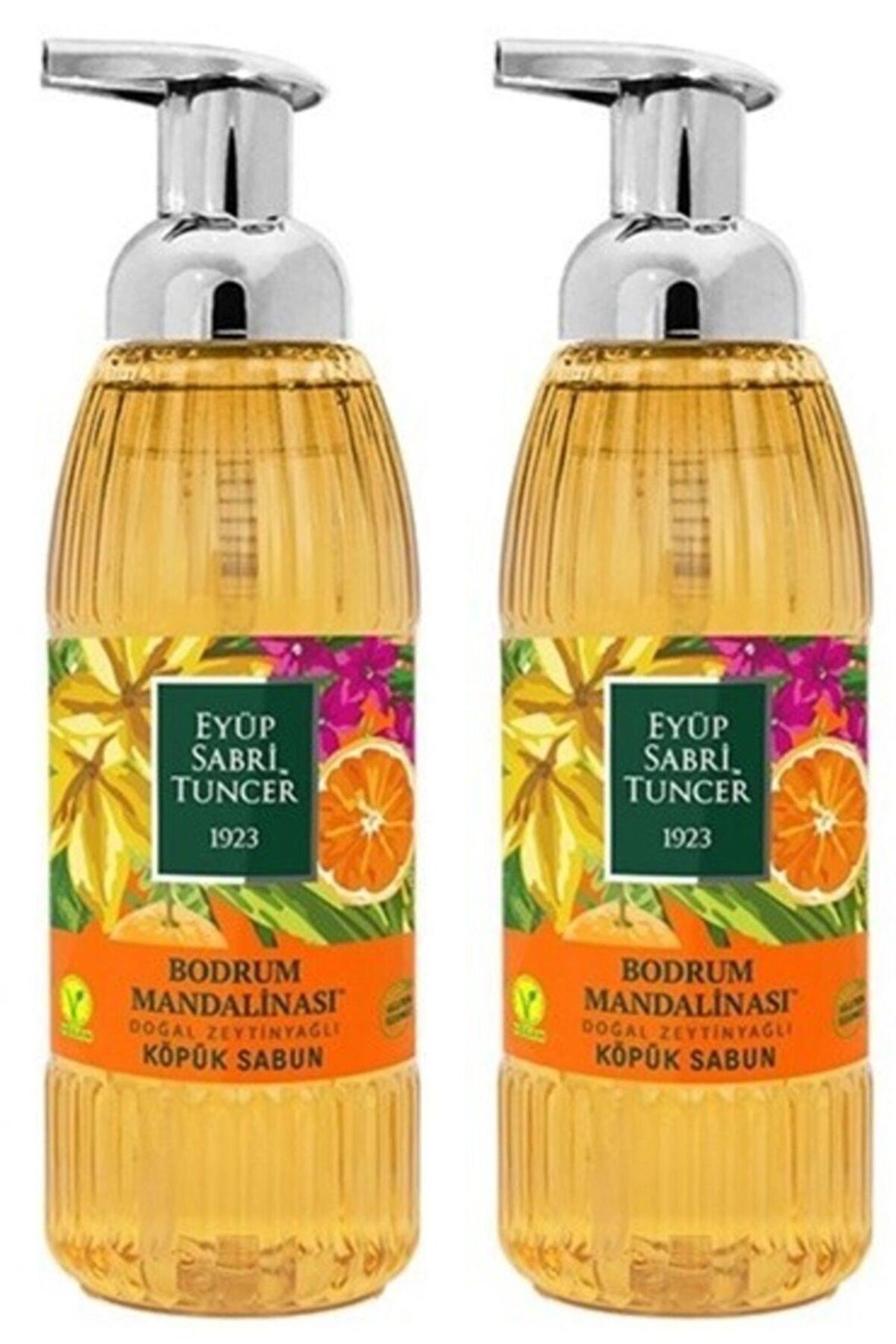 Bodrum Mandalinası Köpük Sabun 500ml X 2 Adet