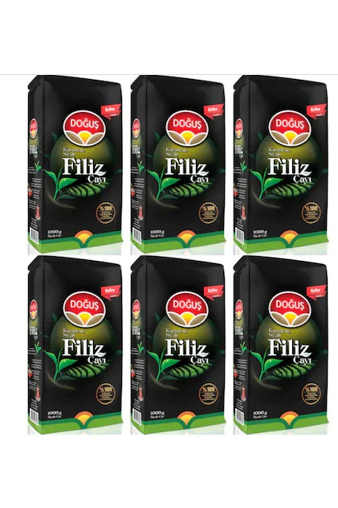 Karadeniz Filiz Siyah Dökme Çay 6 X 1 Kg