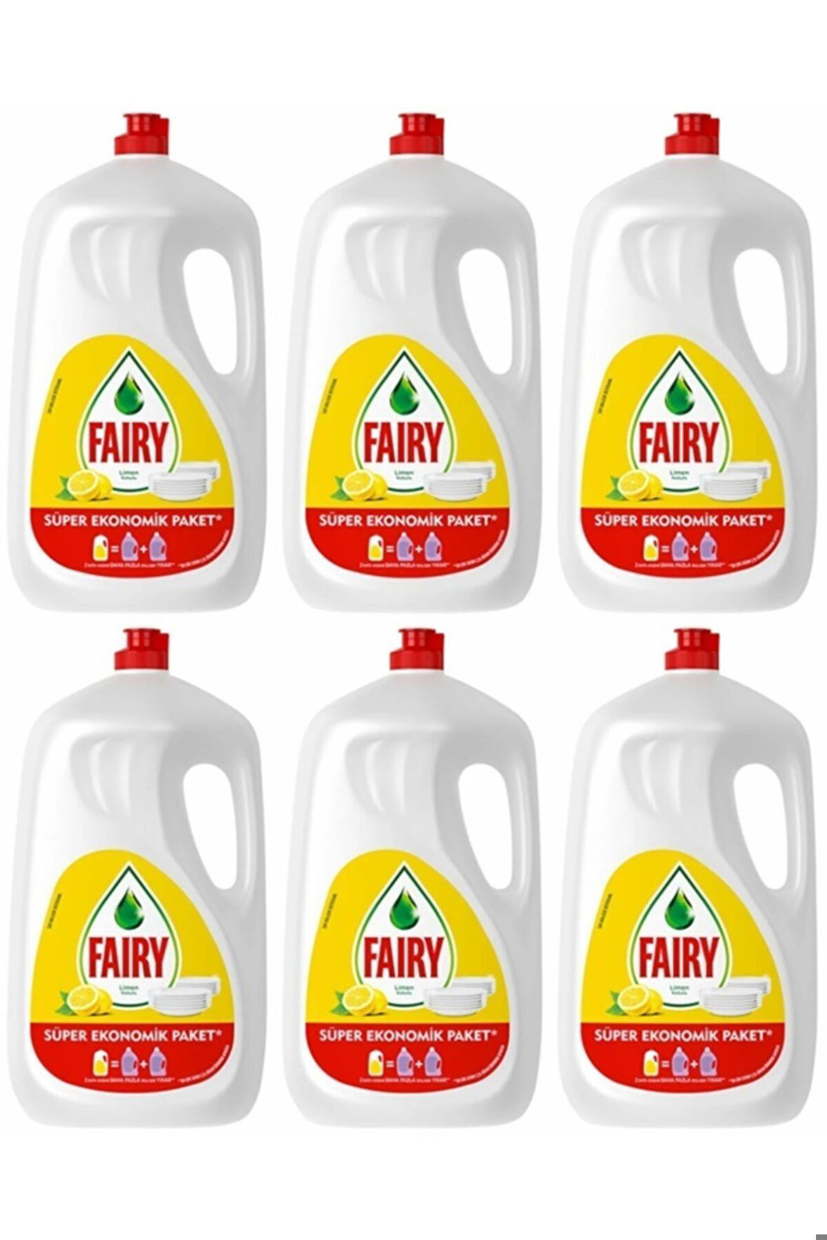 Fairy Sıvı Bulaşık Deterjanı Limonlu 2600 Ml 6 Adet