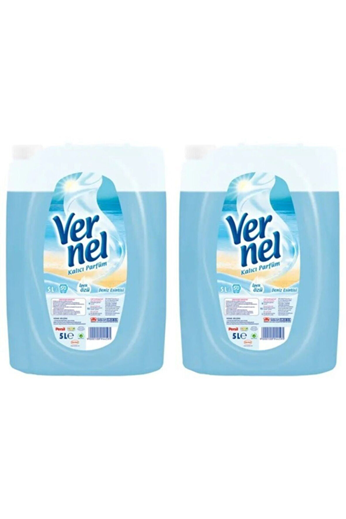 Vernel Deniz Esintisi Çamaşır Yumuşatıcı Esintisi  5 lt 2'li Set