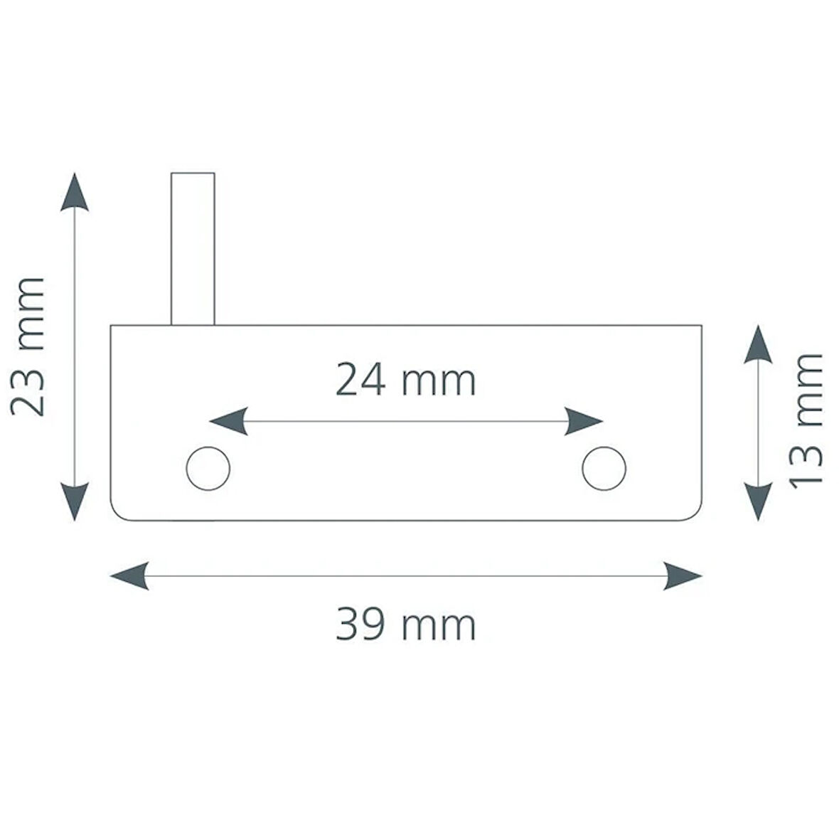 Canex Cam Menteşesi U Tipi