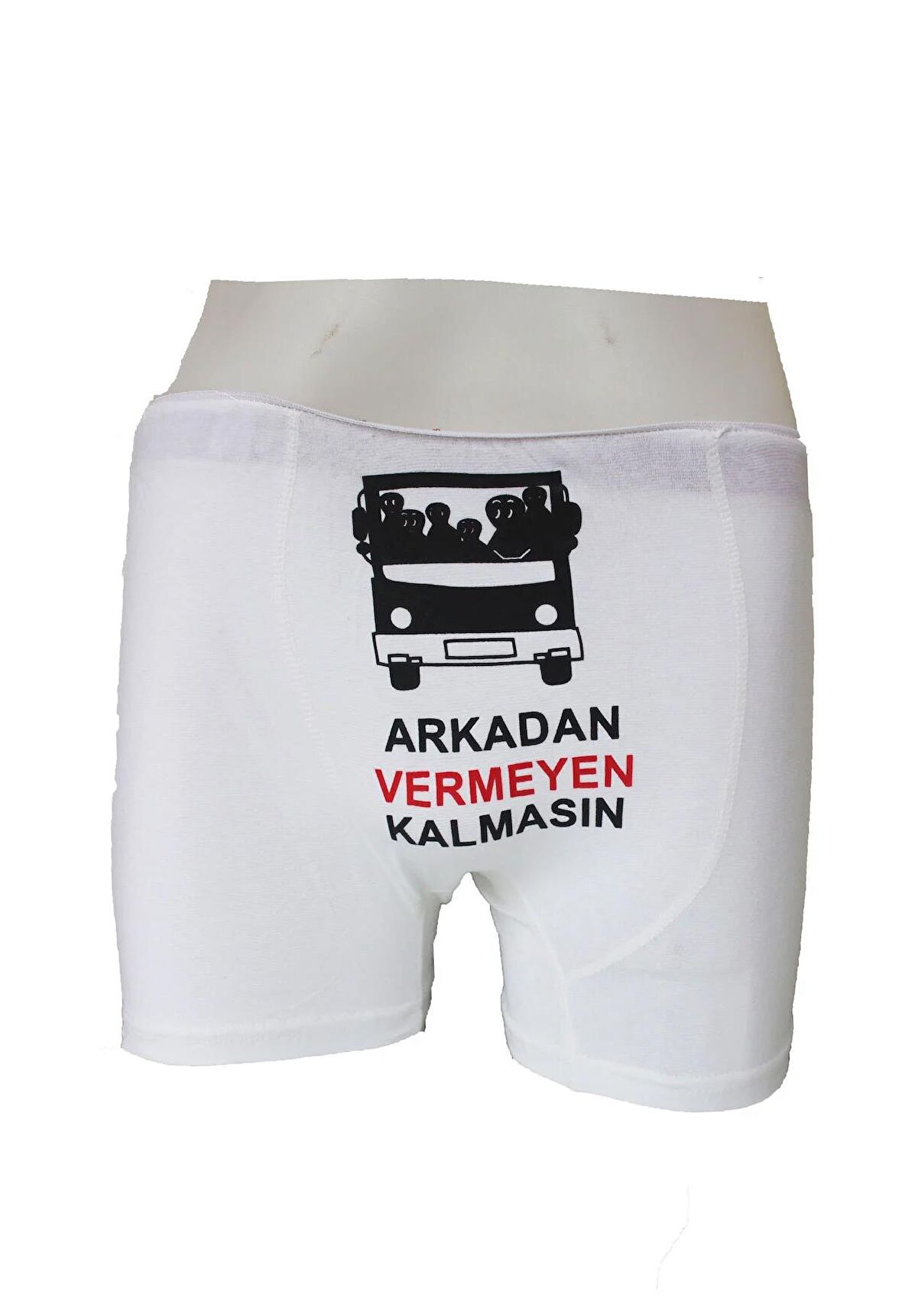 Komik Arkadan Vermeyen Kalmasın Beyaz Boxer