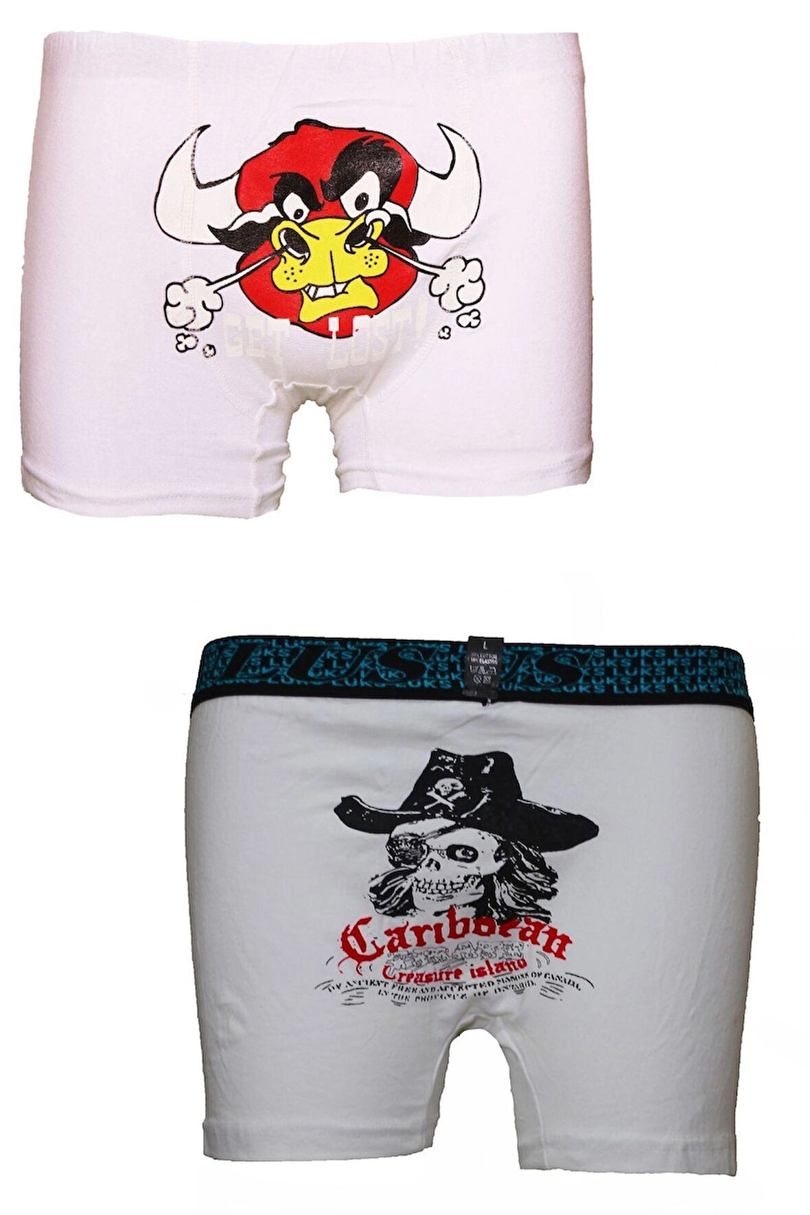 Erkek Dijital Baskılı Boxer 2'li Set