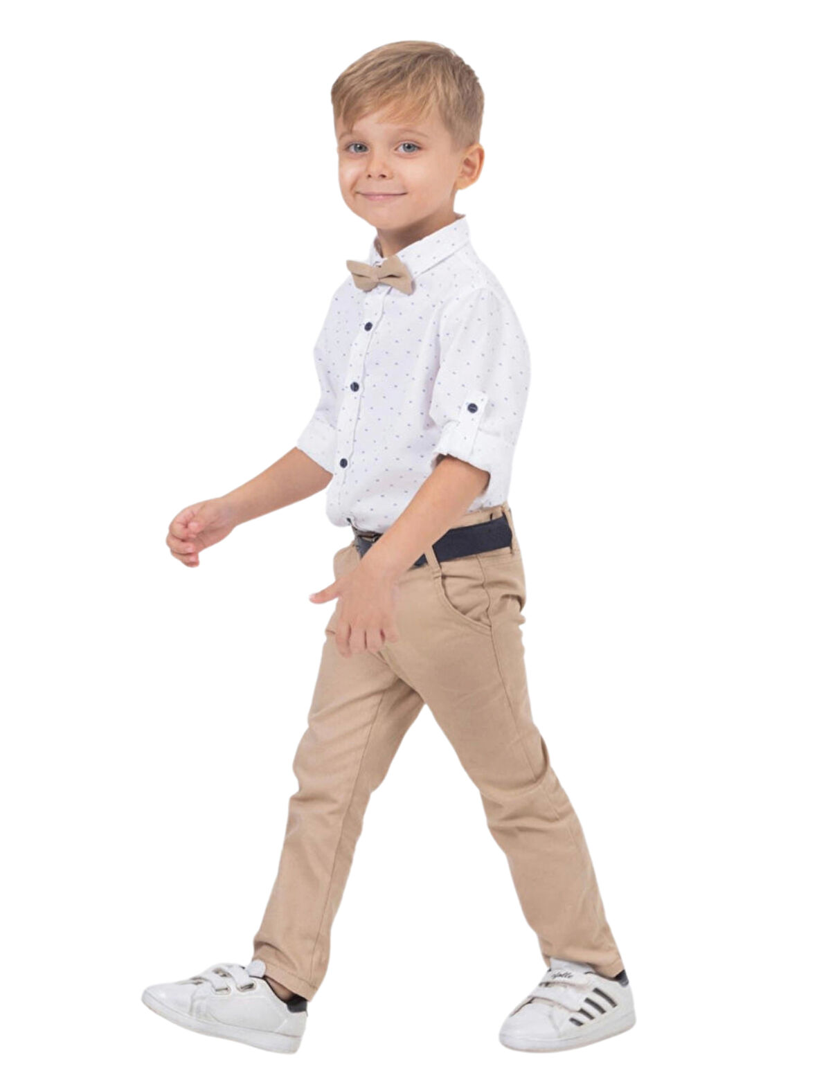 ÇİÇEKLİ GÖMLEKLİ Erkek Çocuk  TAKIM