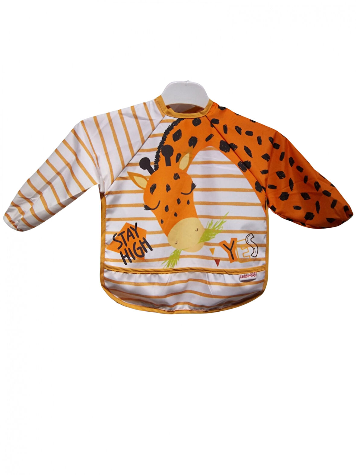 DESENLİ CEPLİ UZUN KOLLU ÖNLÜK