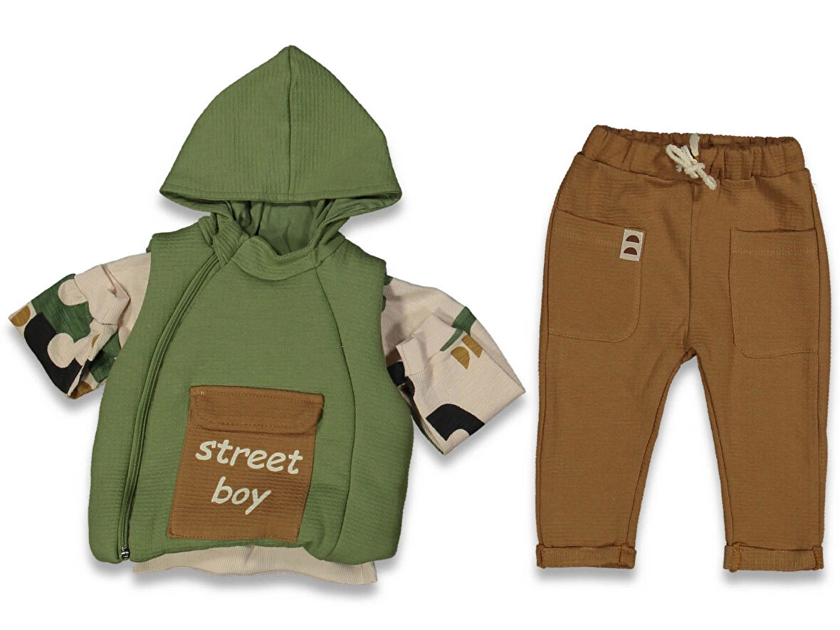 OSAKA STREET BOY YELEKLİ ERKEK TAKIM
