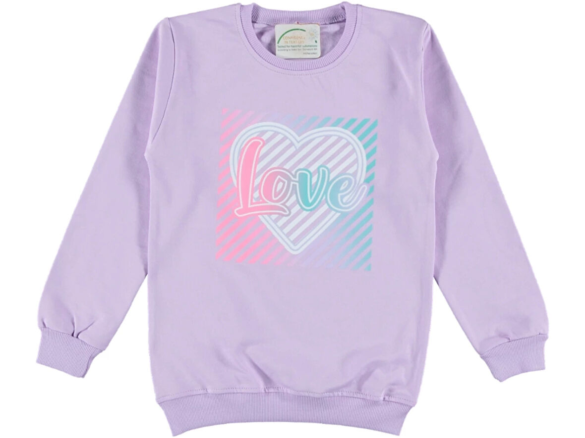 OLASS BASKILI KIZ SWEATSHIRT