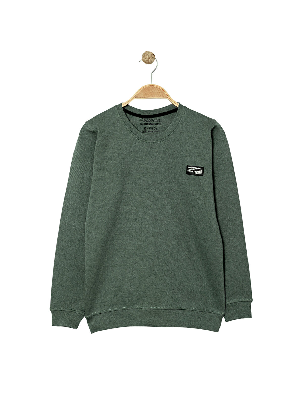 ORBOX BASKILI ERKEK SWEATSHIRT