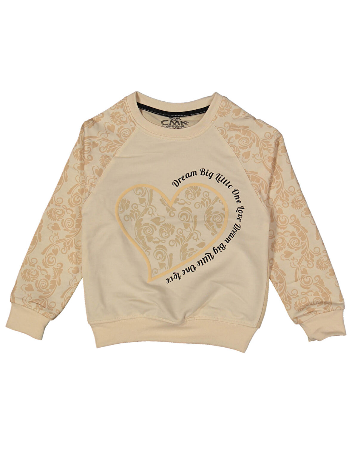 DREAM BIG KALP BASKILI KIZ SWEATSHIRT