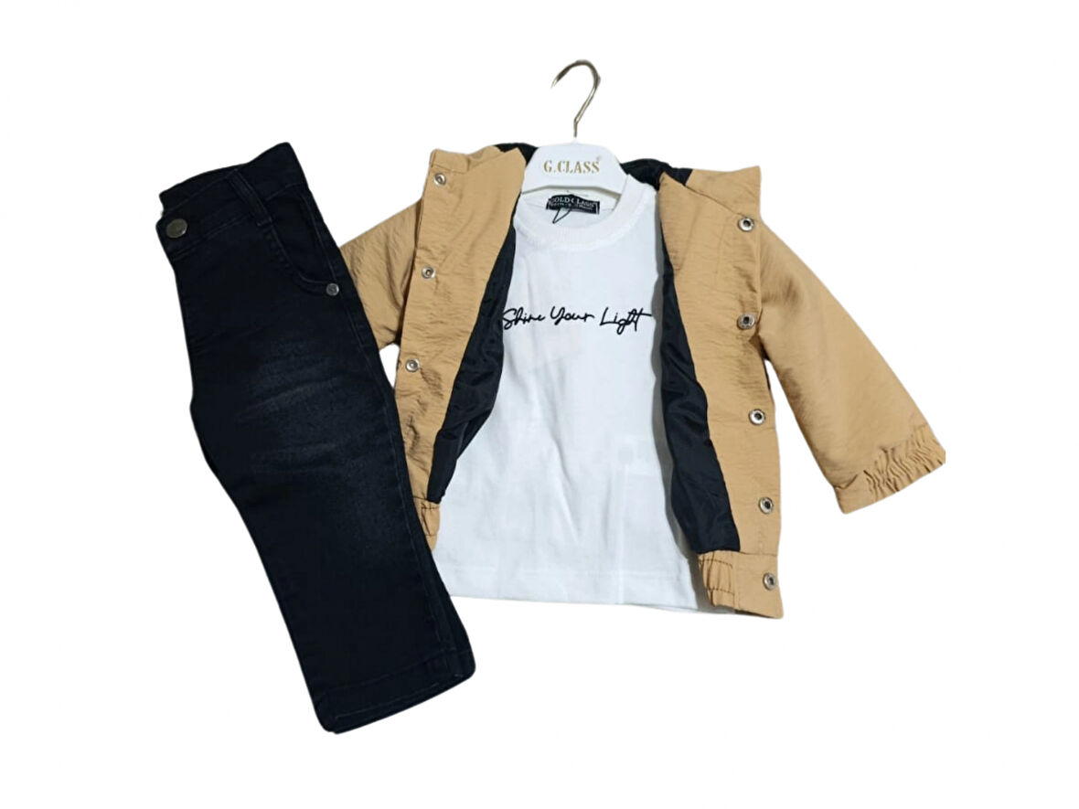 TRENÇKOTLU ÜÇLÜ ERKEK TAKIM