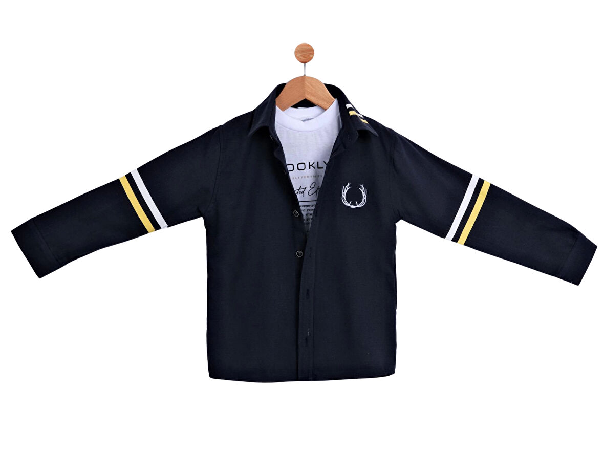 NAKIŞLI t-shirtLU Erkek Çocuk  GÖMLEK