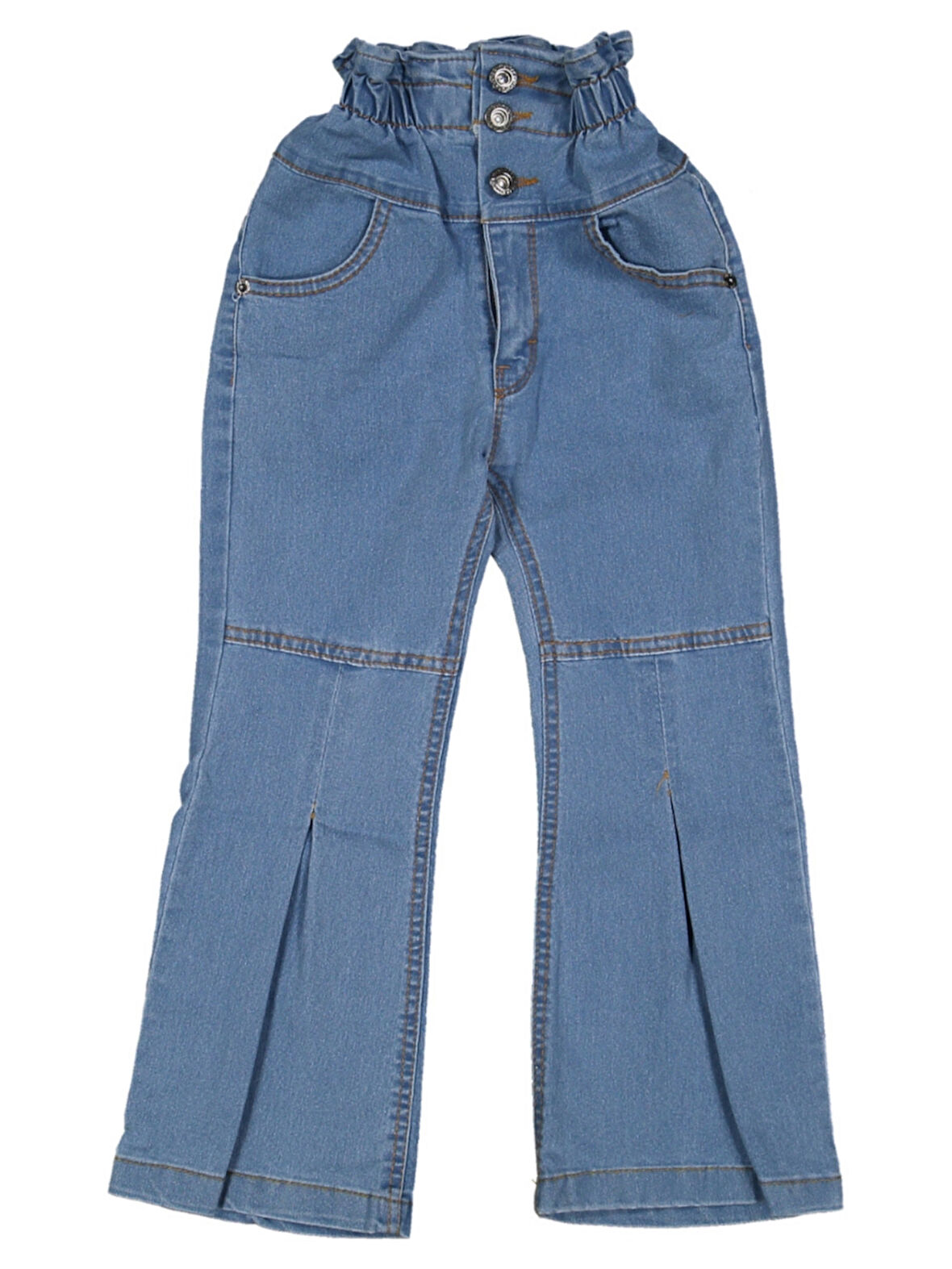 PAÇA ÇITÇITLI İSPANYOL PAÇA JEANS KIZ PANTOLON