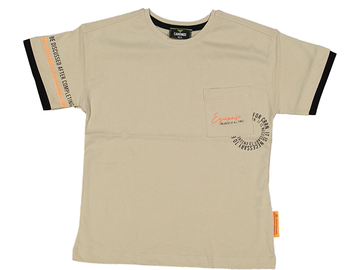 CEP YAZILI ERKEK T-SHIRT