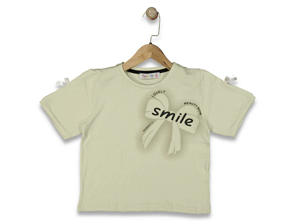 SMILE BASKILI KIZ T-SHIRT
