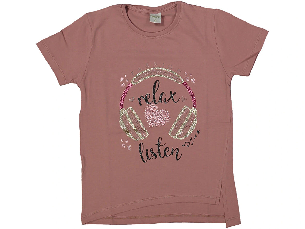 RELAX BASKILI KIZ T-SHIRT