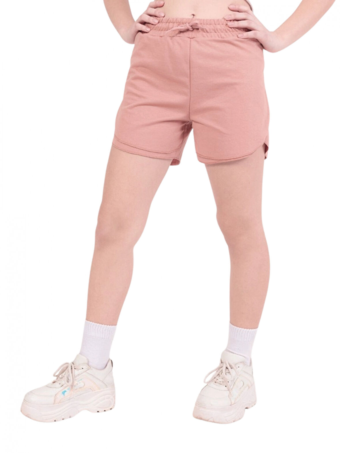 OVAL KATLI KIZ ŞORT