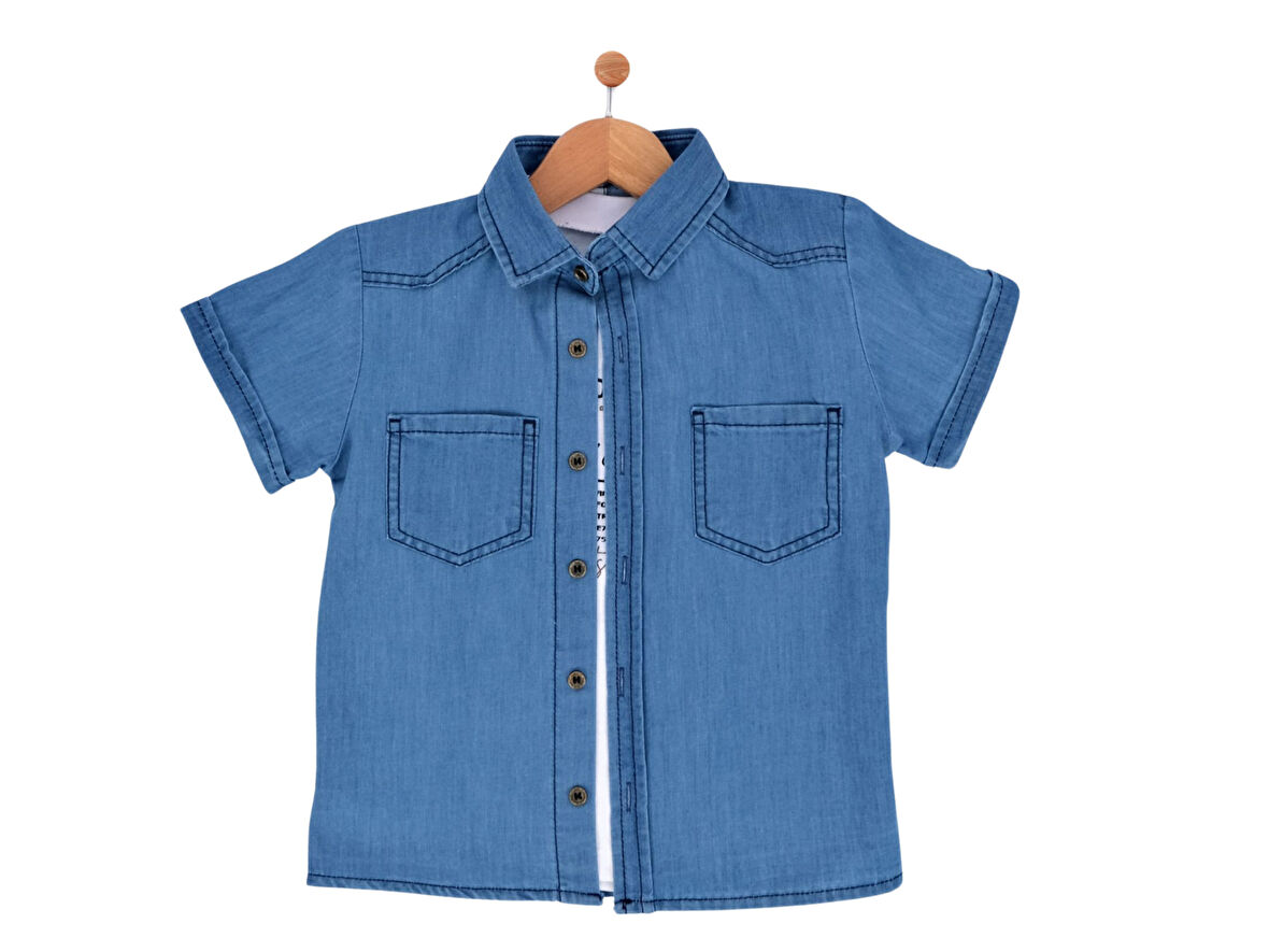 t-shirtLU JEANS Erkek Çocuk  GÖMLEK