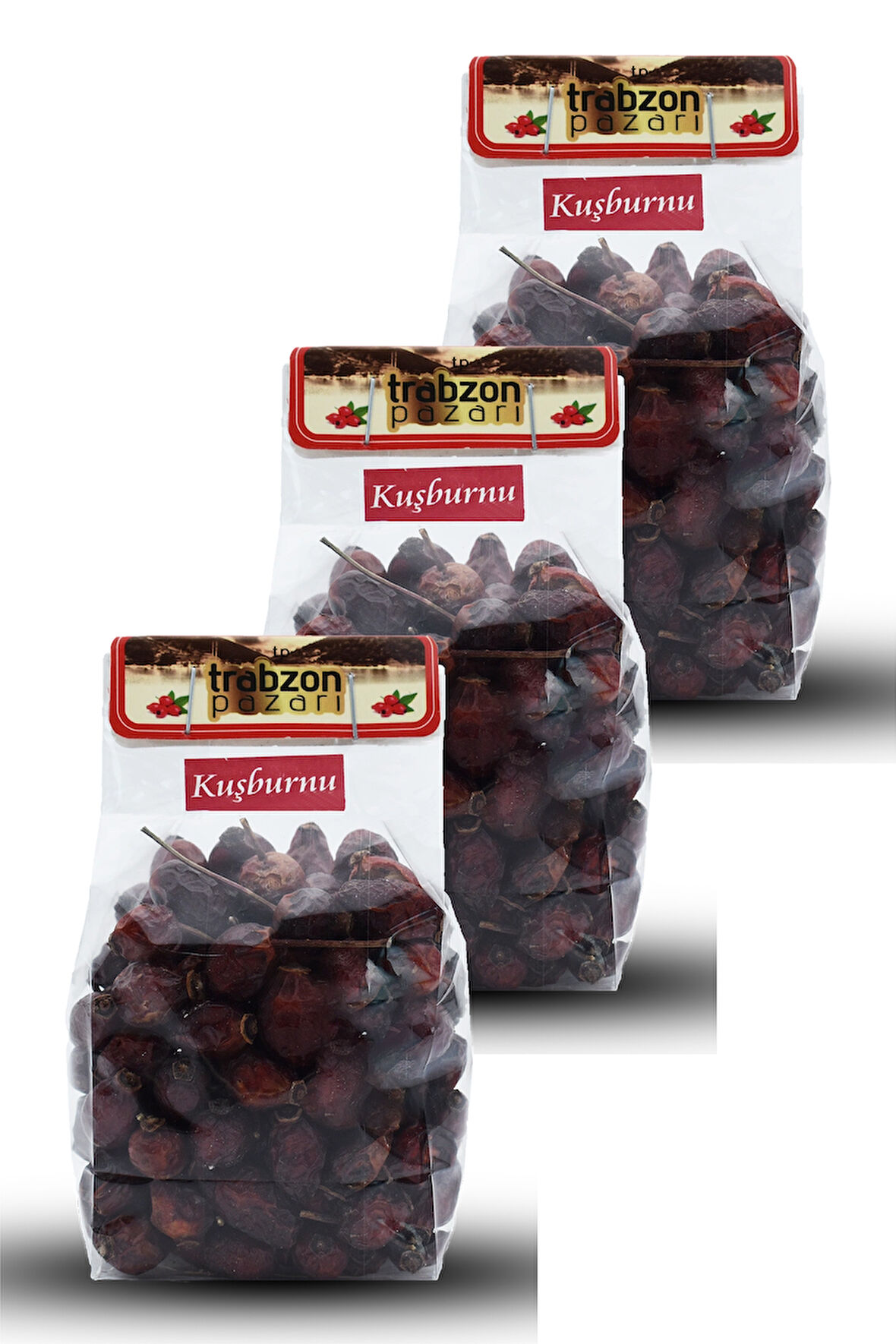 Doğal Kurutulmuş Kuşburnu 3x100 gr