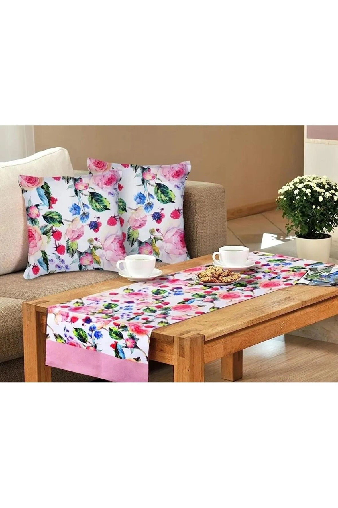 MİSS BETTY 16895 DUFY ROSE DELUX RUNNER