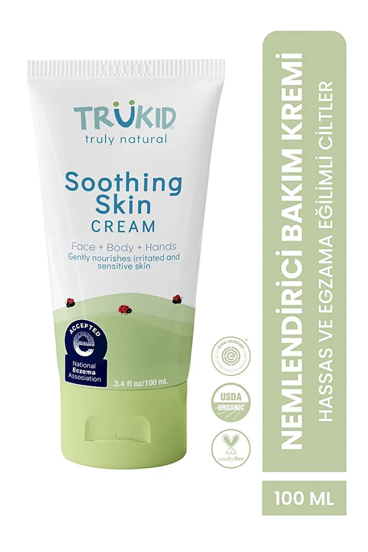 Trubaby Soothing Skin Cream 100 ml - Egzamalı Ciltler Için Doğal Bakım