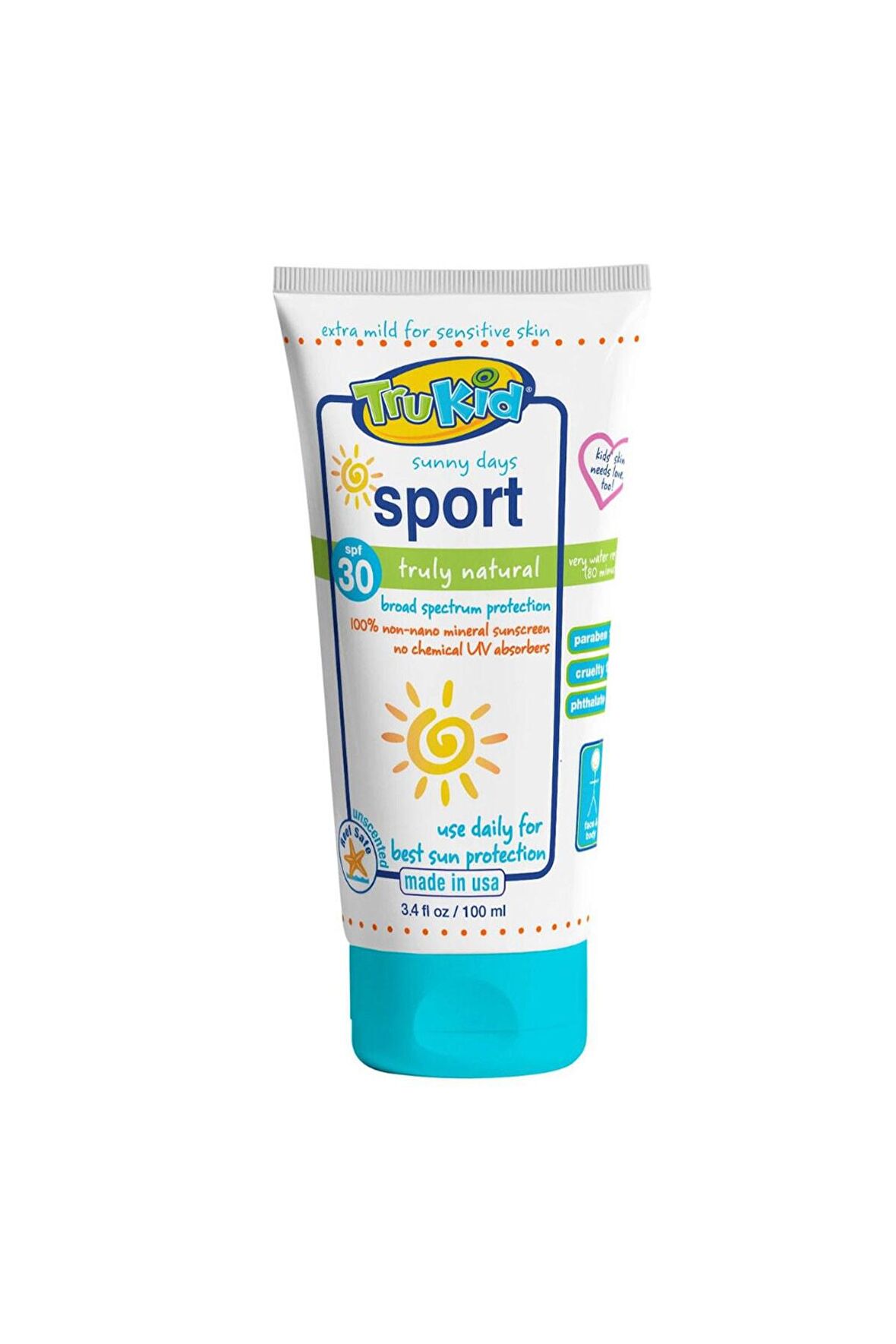 Trukid Sport Spf 30 Water Resistant Güneş Kremi 100mL