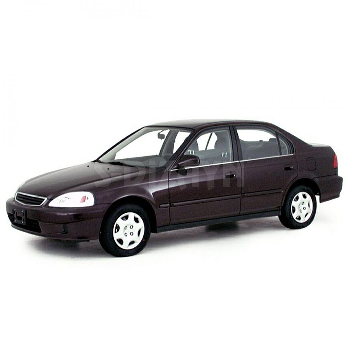S-Dizayn Honda Civic Krom Cam Çıtası 4 Prç 1998-2002