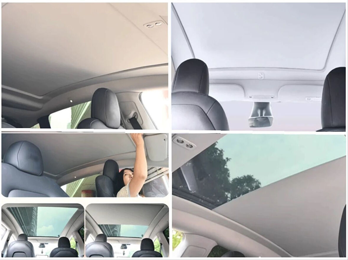 Tesla İçin Elektrikli Tavan Perdesi