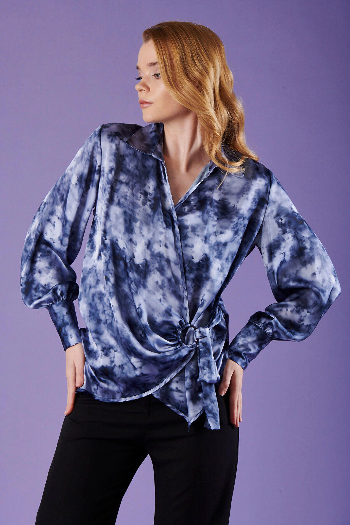 Batik Desenli Gömlek | 40