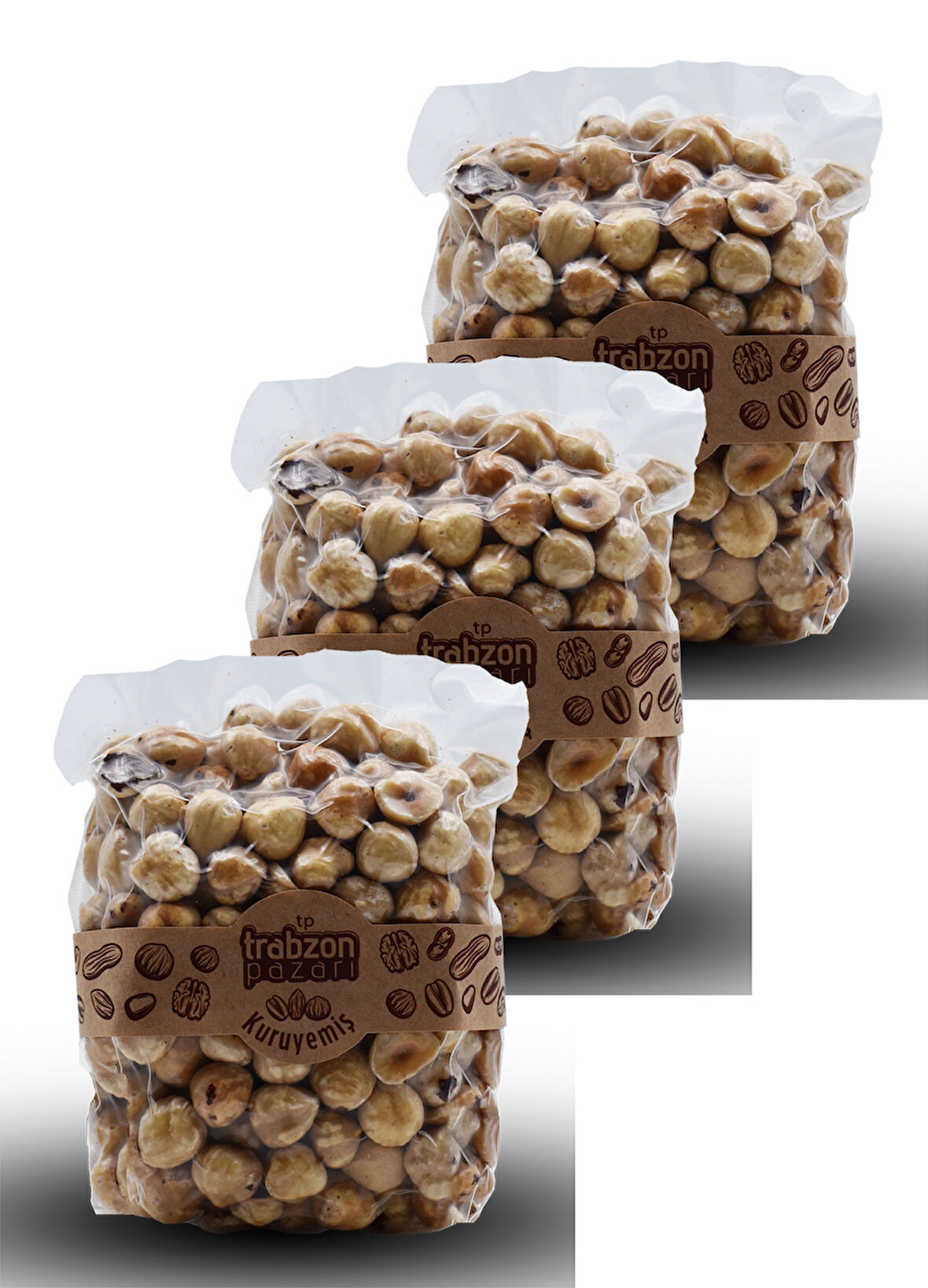 Çifte Kavrulmuş Fındık Içi 3x250 gr