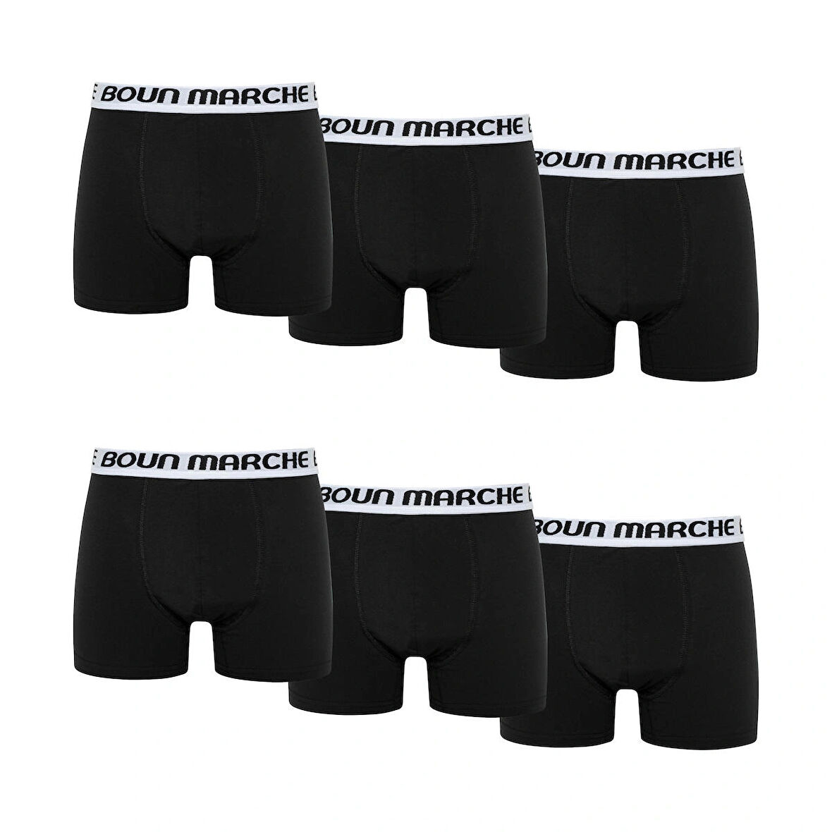 Erkek Boxer Likralı Premıum 6'lı Kutu RODİ BM-CLS