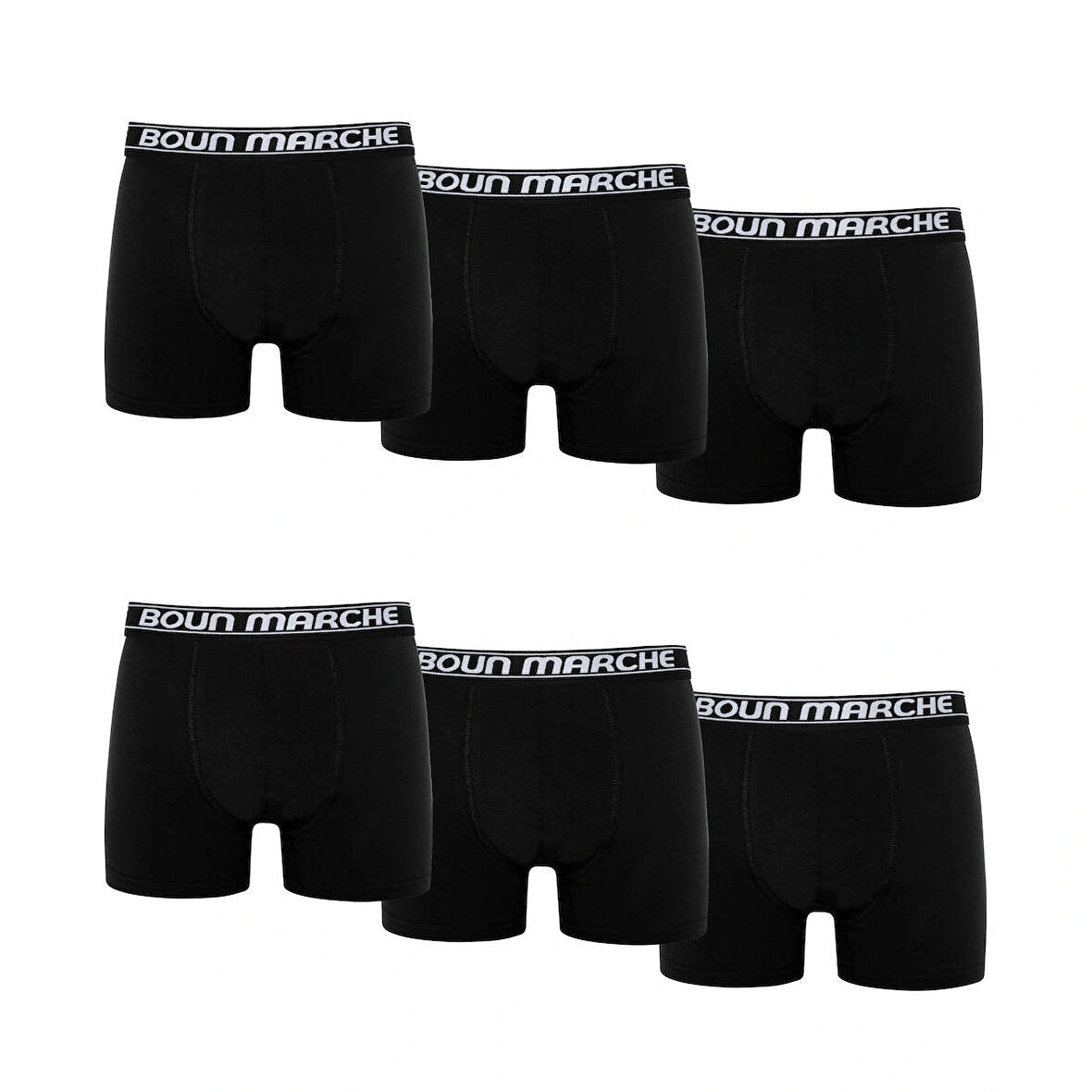 Erkek Boxer Likralı Premıum 6'lı Kutu ALEXANDER BM-CLS