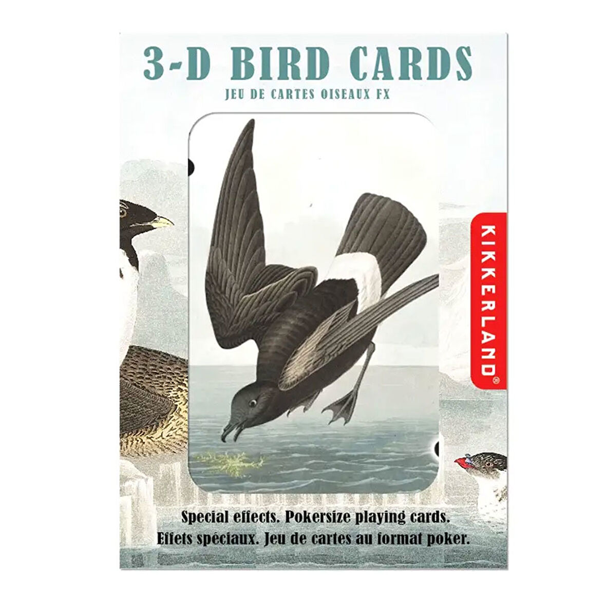 Kikkerland Kuş 3D Oyun Kartı