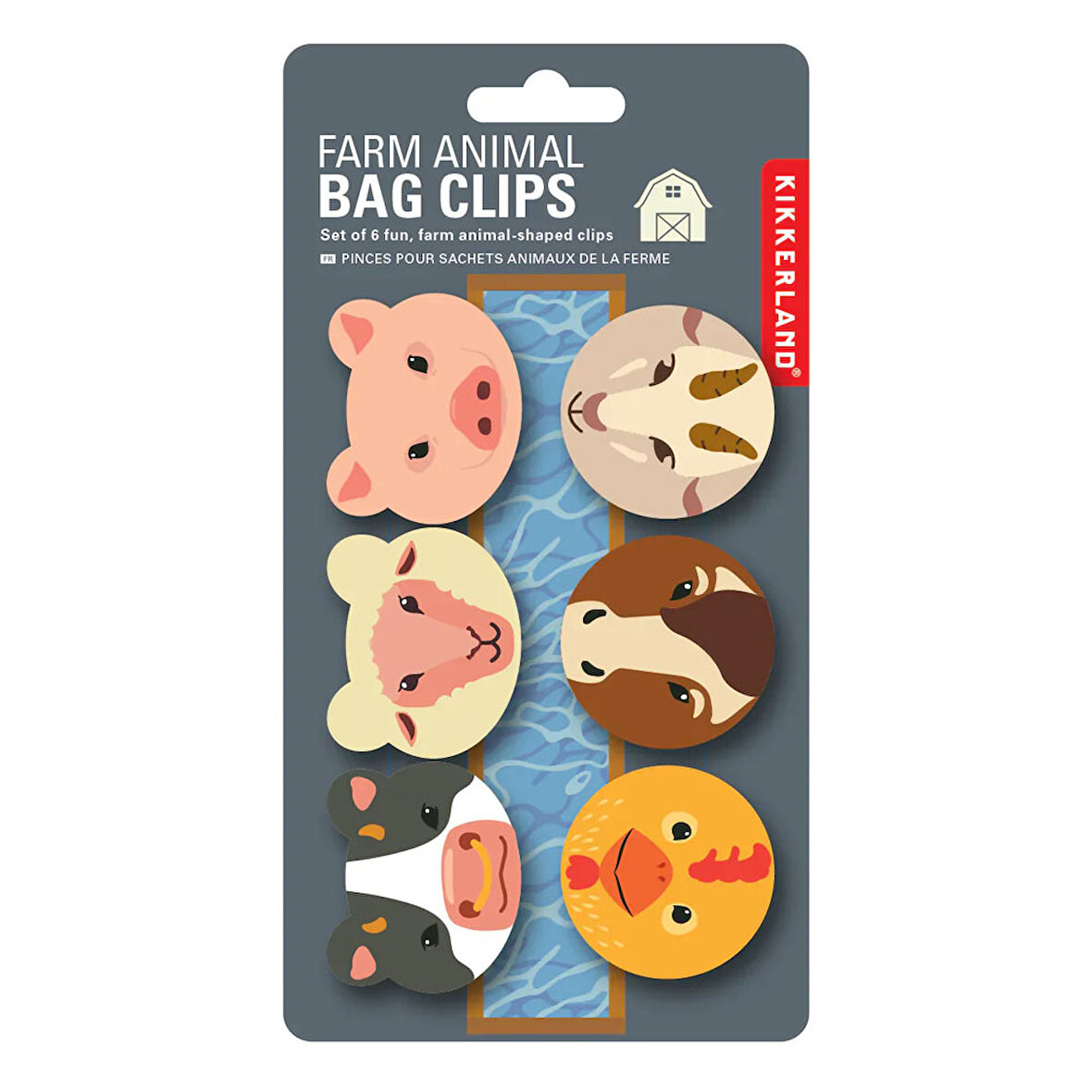 Kikkerland Hayvan Çiftliği Poşet Klipsi