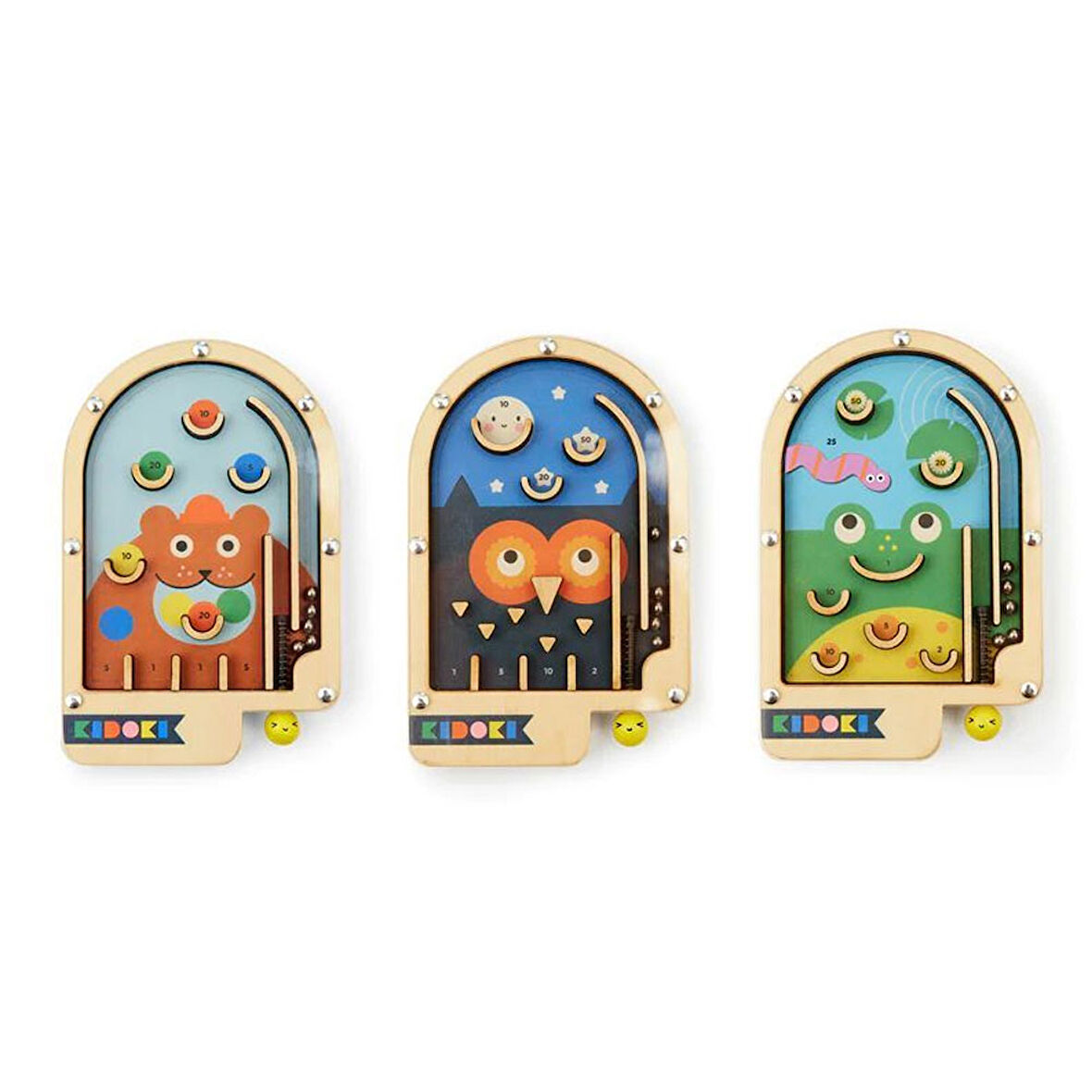 Kikkerland Wooden Pinball