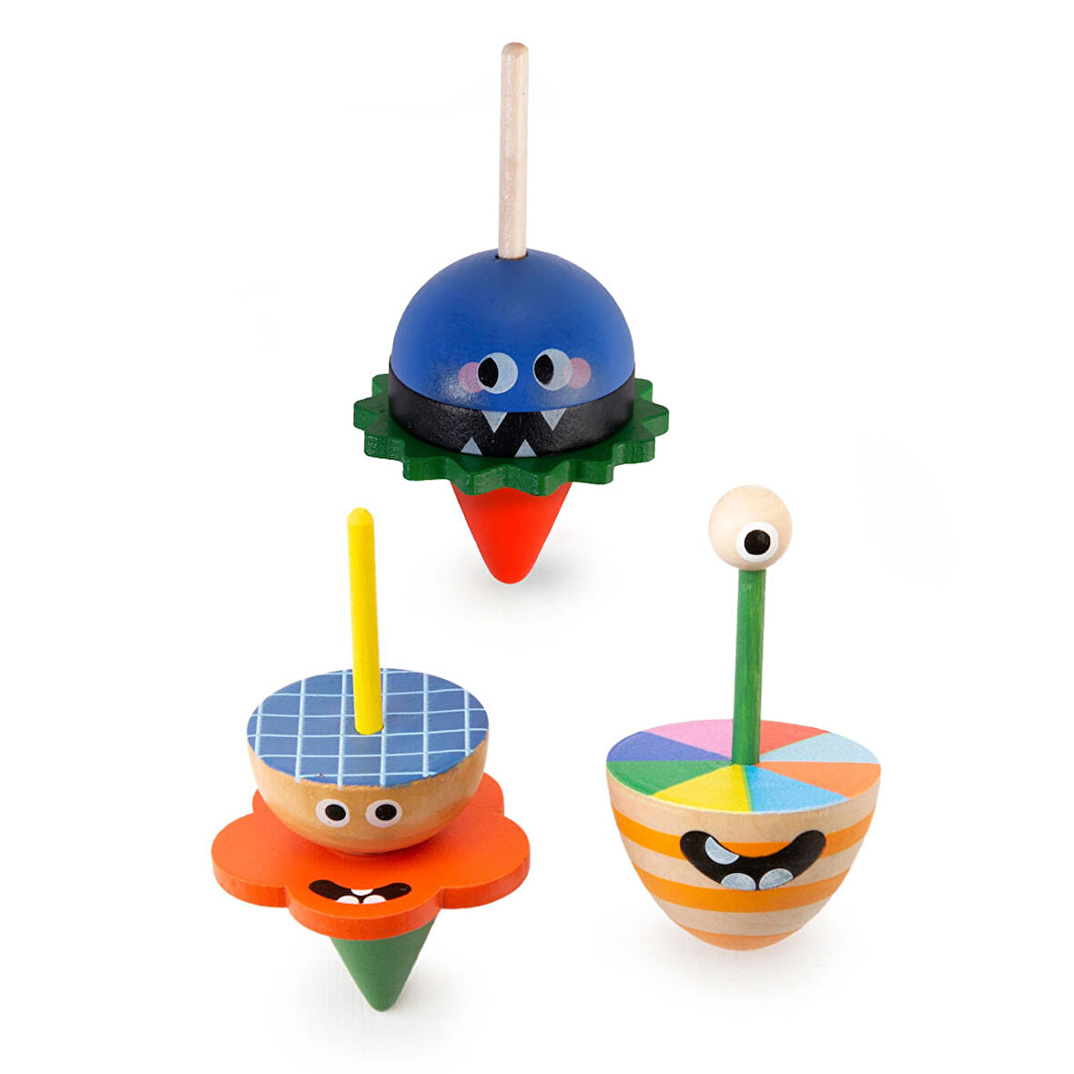 Kikkerland Dizzy Monster Topaç