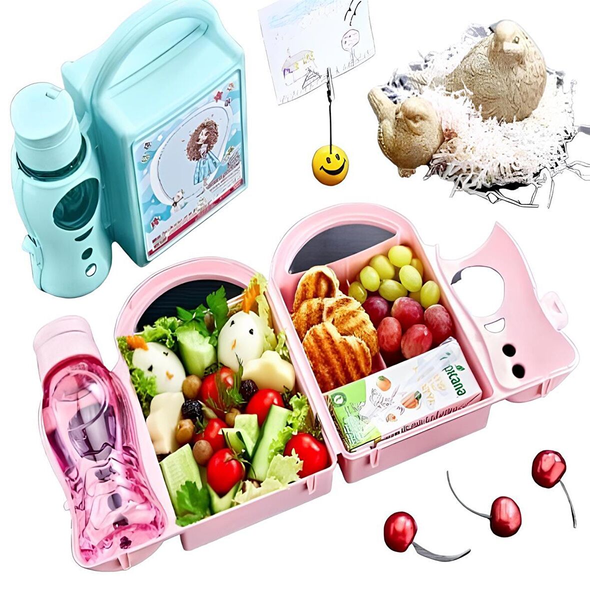 Suluklu Beslenme Kabı Beslenme Çantası