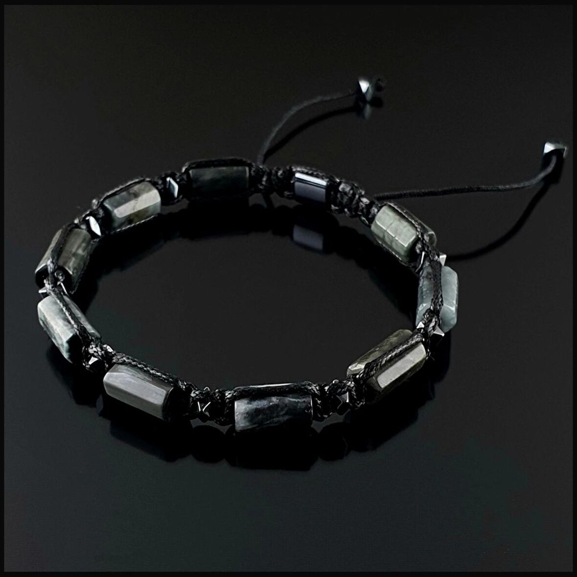 Doğal Taş Bileklik, Kartal Gözü ve Hematit Bileklik, Hediye Bileklik, Erkek Bileklik