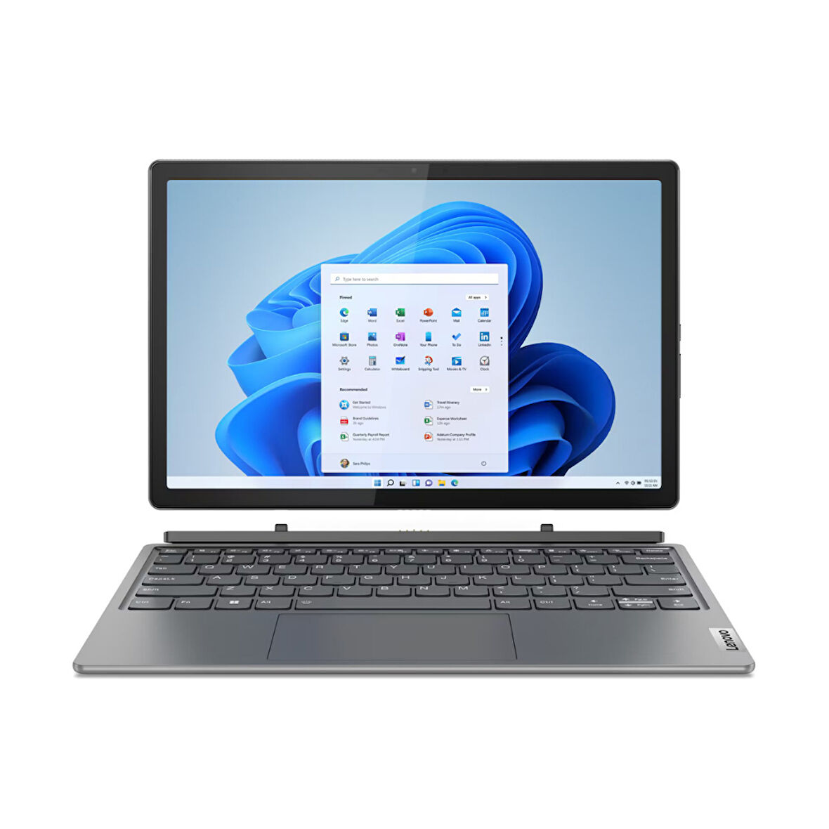 Lenovo IdeaPad Duet 5 12IRU8 i7-1355U 16GB 512GB SSD 12.4'' 2.5K Windows 11 Pro Taşınabilir Bilgisayar 83B30048TXBT2