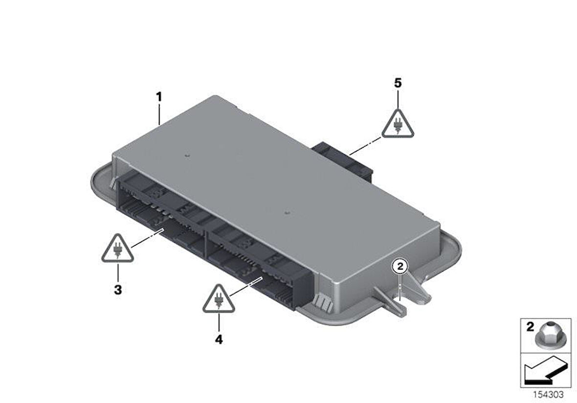 AYAK BÖLÜMÜ MODÜLÜ ADAPTIV YOK E87/E90 61359128184