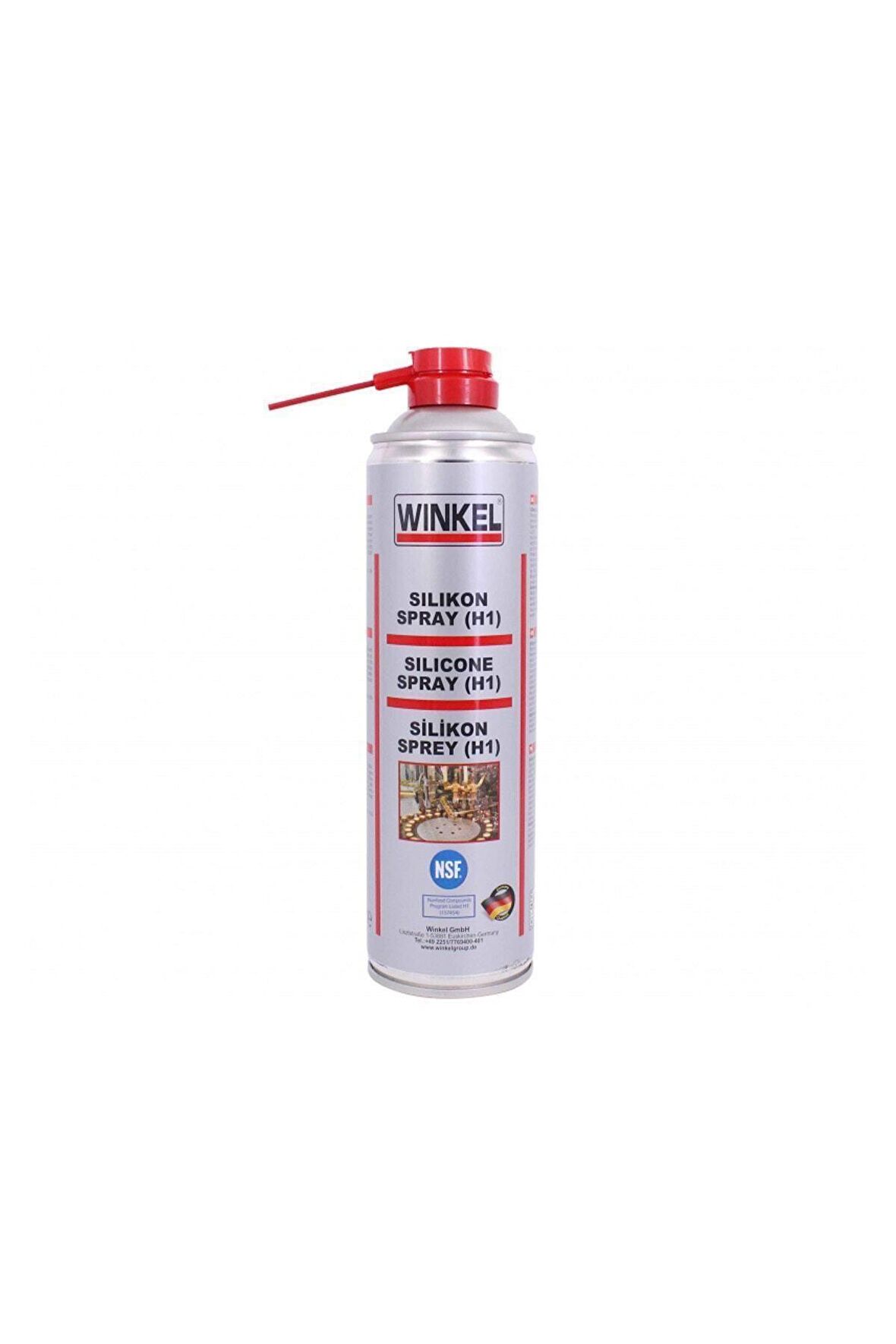 Winkel Silikon Sprey H1 500ml Nsf H1 Sağlık Sertifikalı