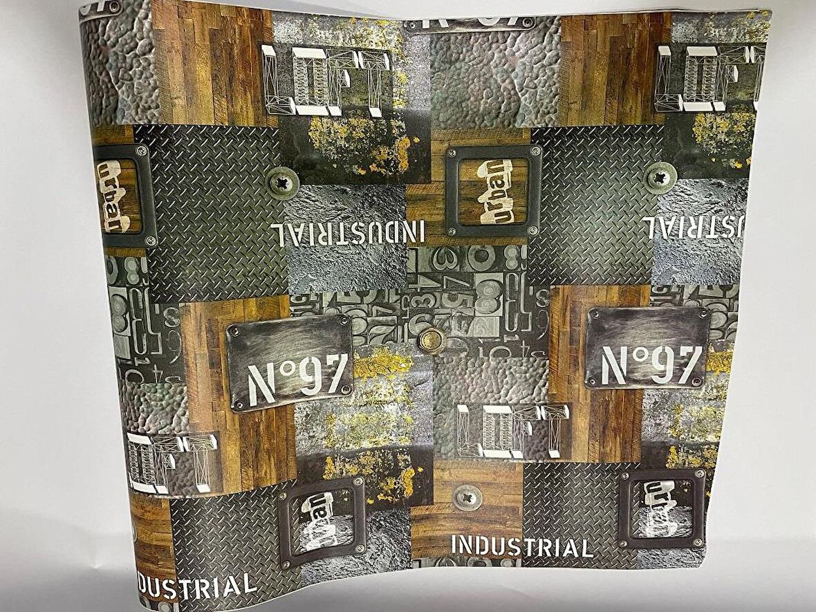 Desenli Kendiliginden Yapışkanlı Kaplama Folyosu 45 CM X 2 METRE