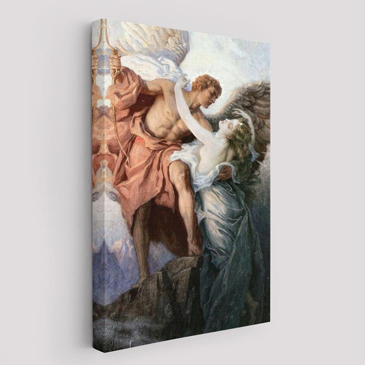 Gün Doğumu Yıldızı Herbert James Draper Dekoaratif Duvar Tablosu-6148