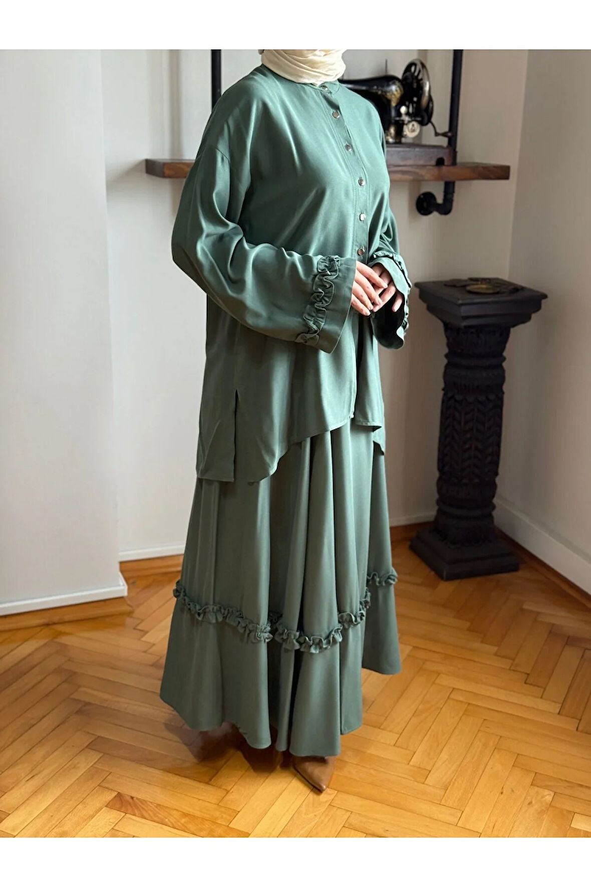 Belmando Oversize Alt Üst Takım 5092 mint | FENDEL